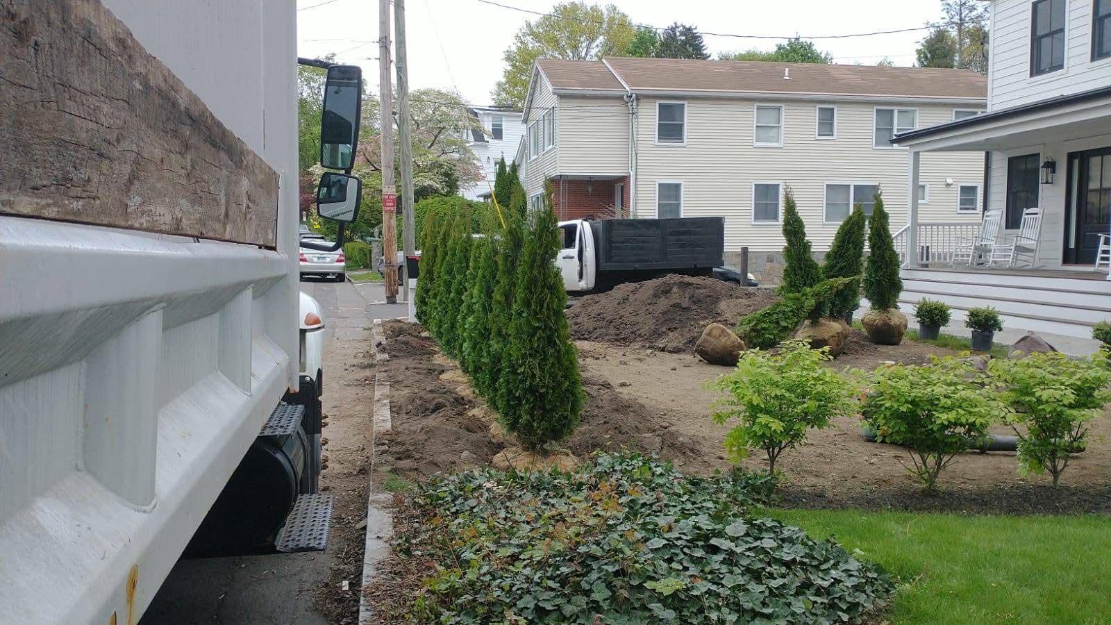 Mulching and planting